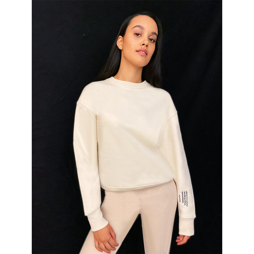 POWER-SWEATER OFF-WHITE unisex & oversized