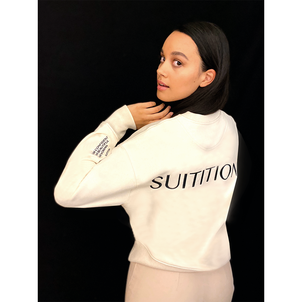 POWER-SWEATER OFF-WHITE unisex & oversized