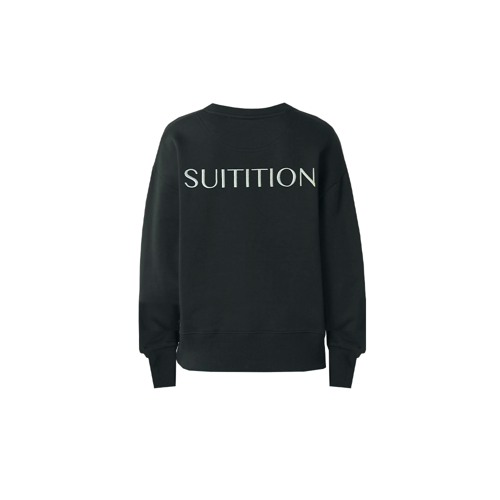 POWER-SWEATER BLACK unisex & oversized